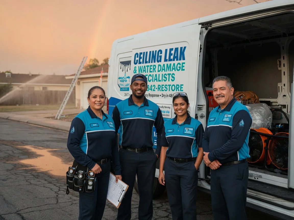 Ceiling Leak Cleanup company in Texas