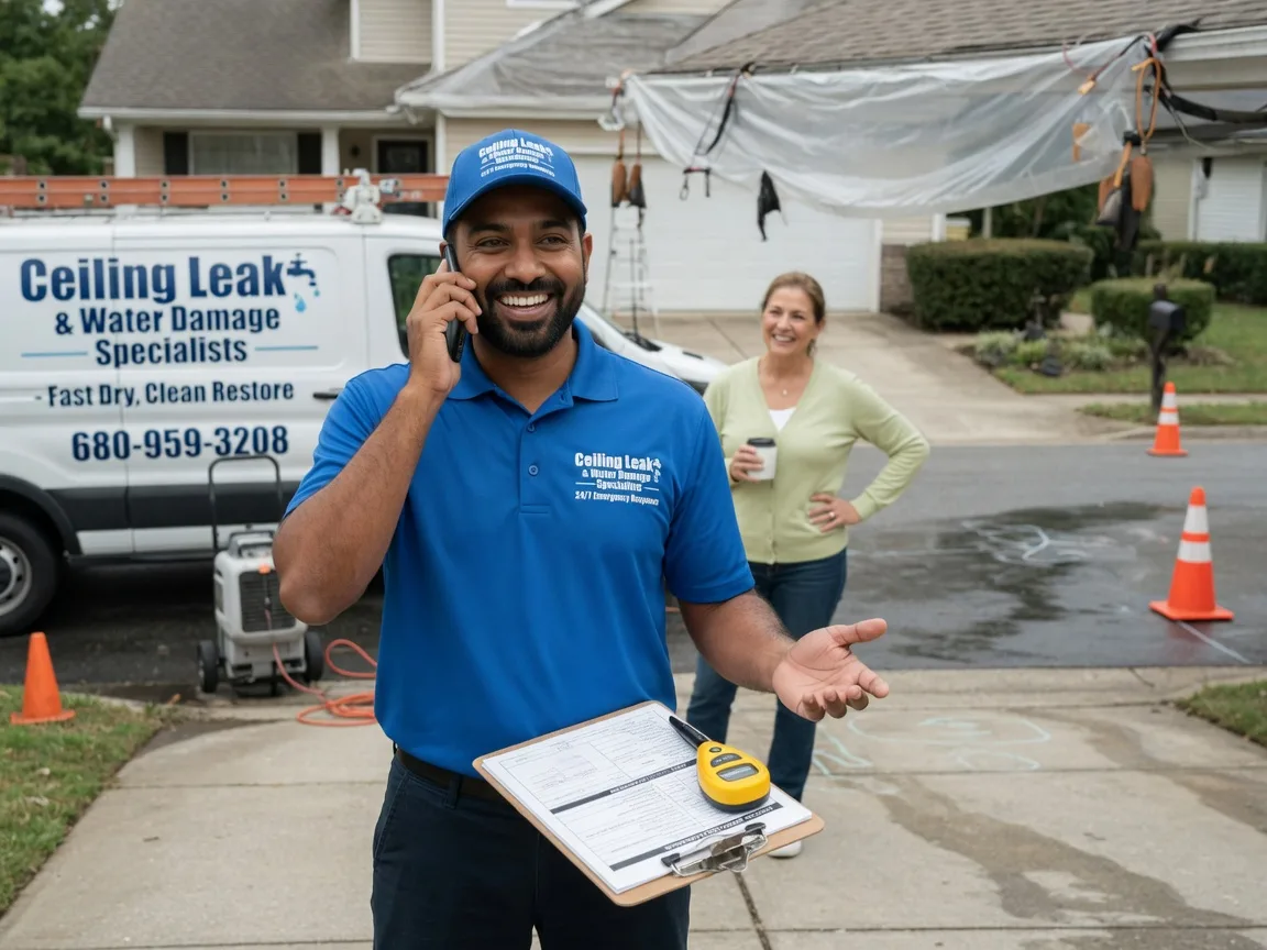 Ceiling Leak Cleanup Texas FAQs
